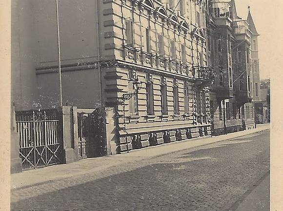 Straßenfront Elisabethenstraße 70-74 (1944)