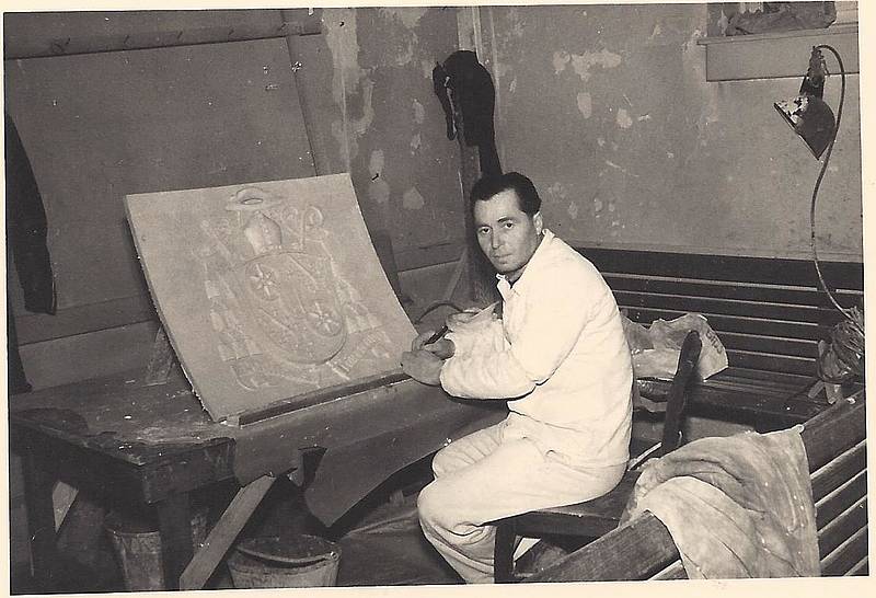 Stückornament Kirche Bürstadt