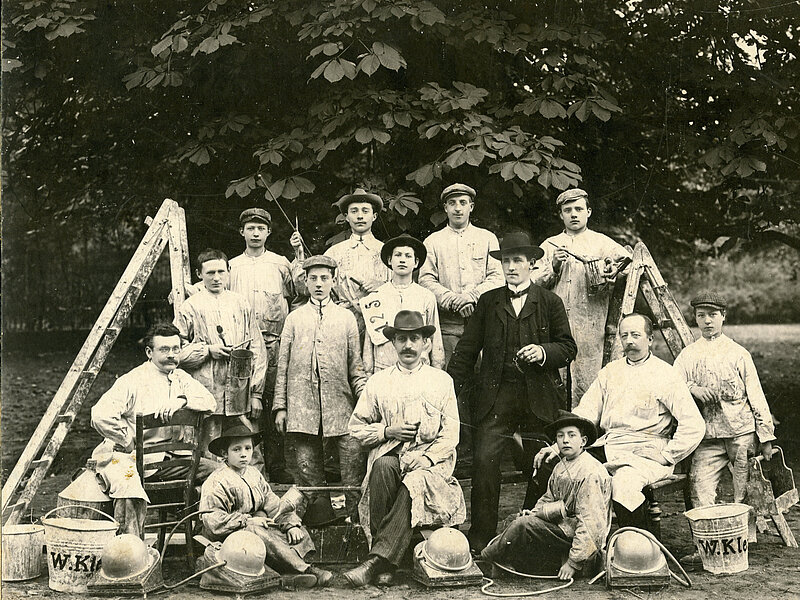 Arbeiter der Firma Wilhelm Klein