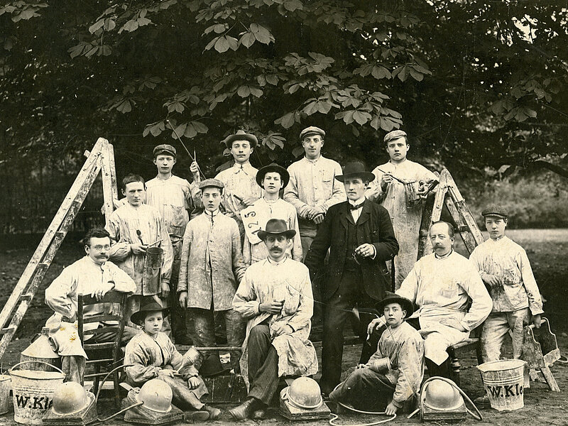 Arbeiter der Firma Wilhelm Klein