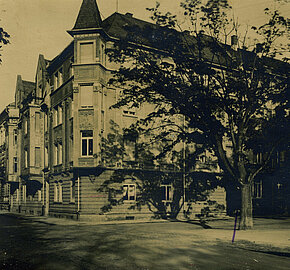 Elisabethenstraße und Landgraf-Philipps-Anlage 58 (1944)