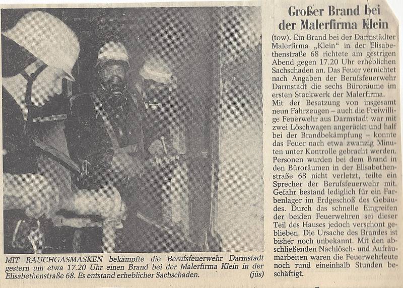 Über das Ereignis wurde auch in der Zeitung berichtet.