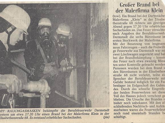 Über das Ereignis wurde auch in der Zeitung berichtet.