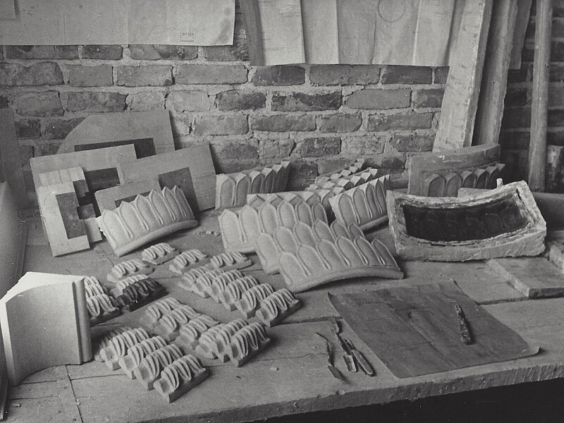 Stuckteile für das Hessische Landesmuseum.