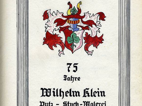 Jubiuläumsbroschüre Titelblatt (1947)