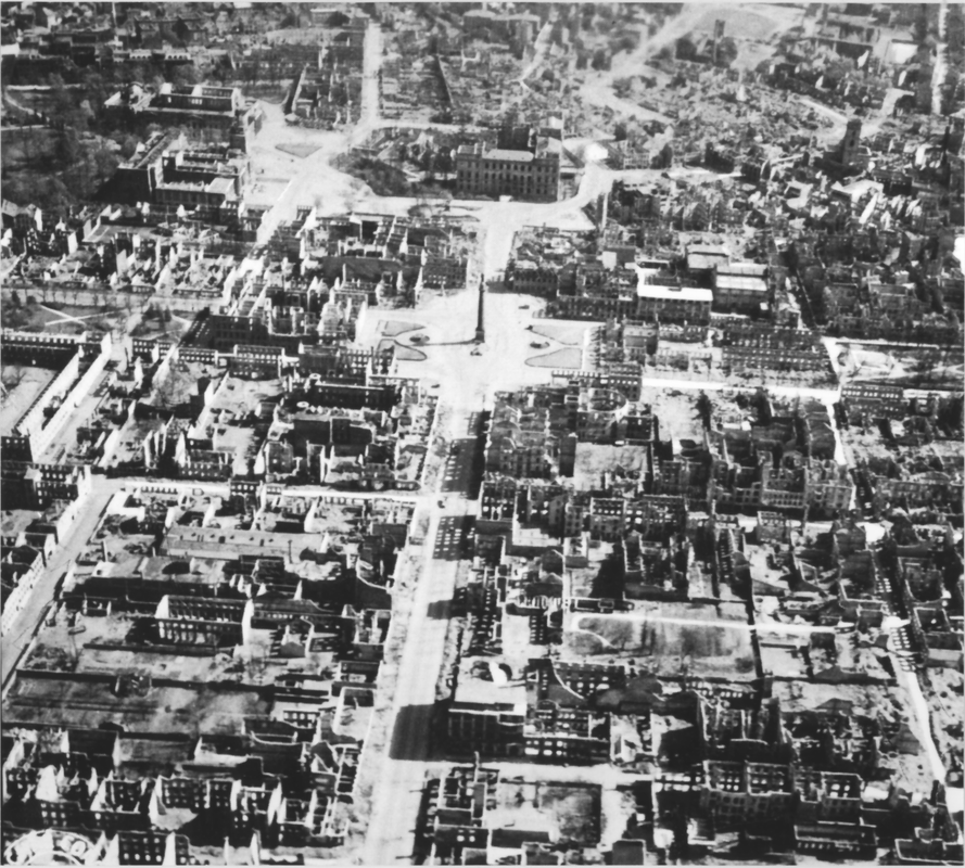 Darmstadt Stadtmitte 1945