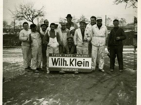 Malertruppe im Winter (1959)