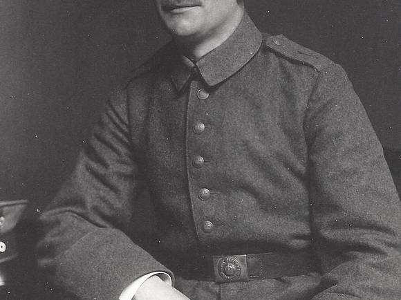 Heinrich Klein in der Uniform des Kaiserreichs (1914)