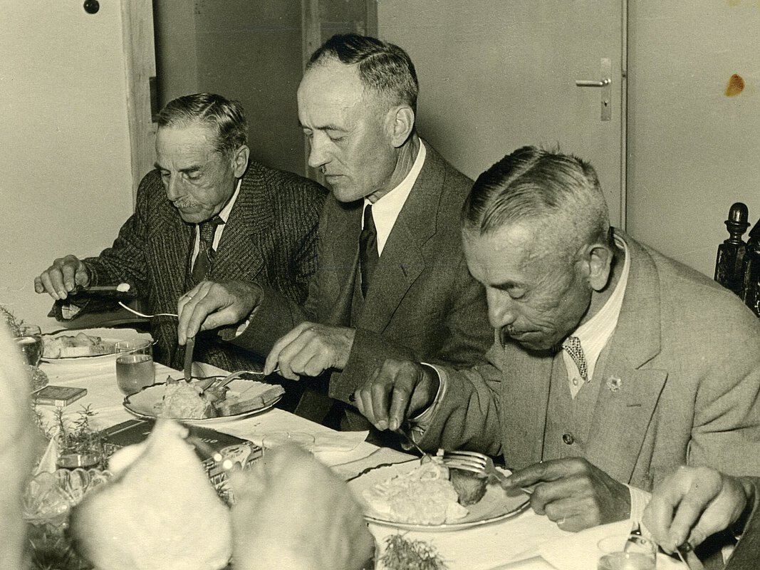 Festessen zur Jubilarfeier (1948)