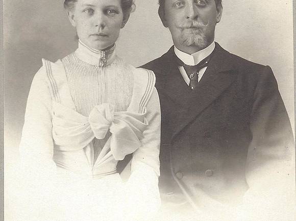 Verlobungsfoto Philipp und Luise Klein (1901)