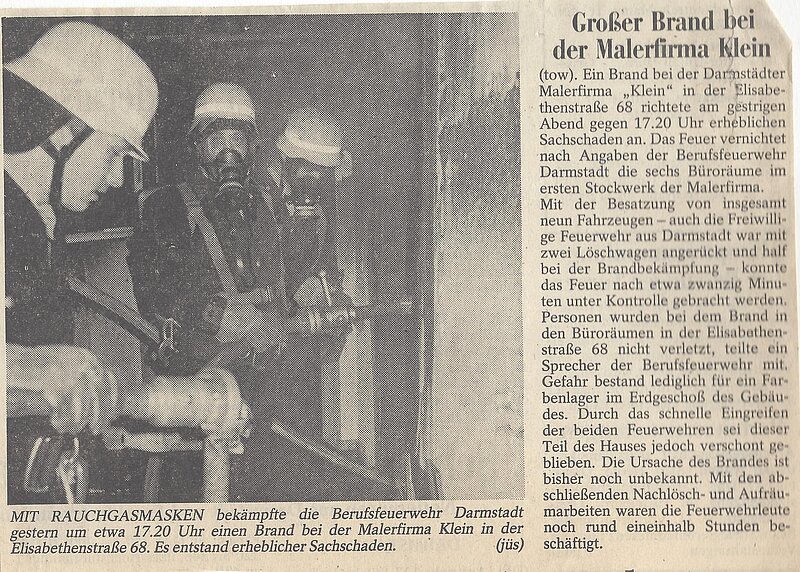 Über das Ereignis wurde auch in der Zeitung berichtet.